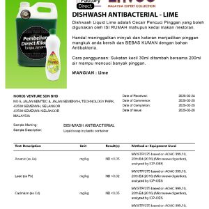 Sabun Pencuci Pinggan Mangkuk (Dishwash Lime) - Image 3