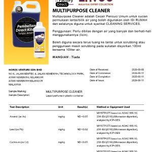 Sabun Pencuci Lantai/Tandas-scrubbing (Multipurpose Cleaner) - Image 3