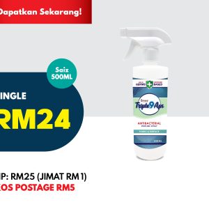 Promo 1 Botol Triple9 Aps Antibacterial Parfume 500ml - Image 1